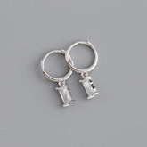 Shining Star Stainless Steel Huggie Earring Set in Gold or Silver - 2 pc each